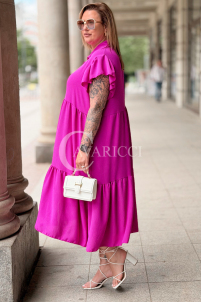 Kleid in Fuchsia – Große Größen | Cavaricci.de