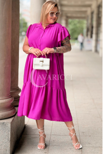 Kleid in Fuchsia – Große Größen | Cavaricci.de