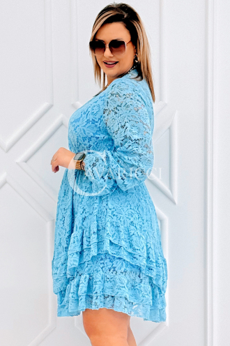 CORTI Kleid in Hellblau – Große Größen | Cavaricci.de