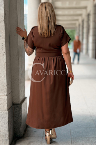 Kleid in Schokolade – Große Größen | Cavaricci.de