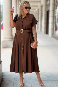 Kleid in Schokolade – Große Größen | Cavaricci.de