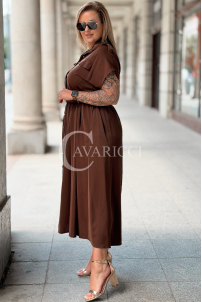 Kleid in Schokolade – Große Größen | Cavaricci.de