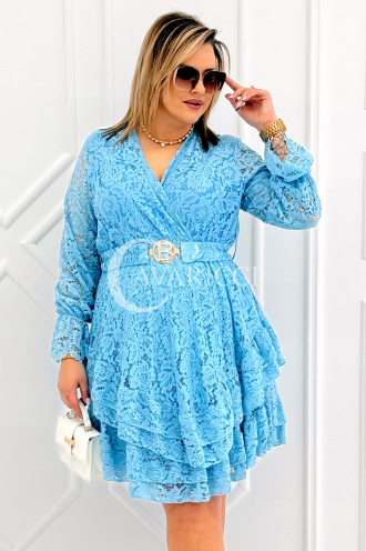 CORTI Kleid in Hellblau – Große Größen | Cavaricci.de