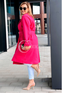 HERMESSA Kleid in Fuchsia – Große Größen | Cavaricci.de