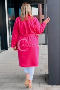 HERMESSA Kleid in Fuchsia – Große Größen | Cavaricci.de