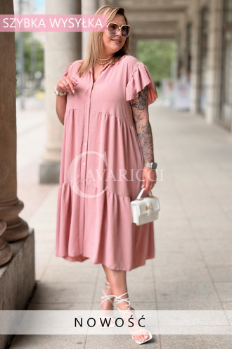 Kleid in Rosa – Große Größen | Cavaricci.de