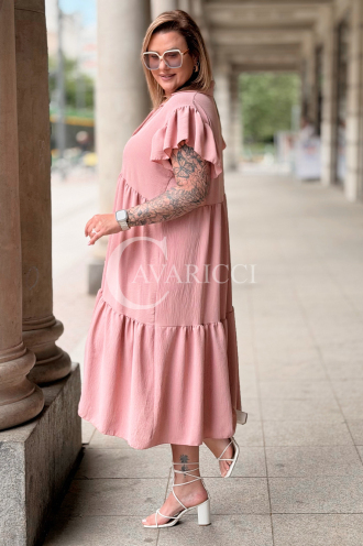 Kleid in Rosa – Große Größen | Cavaricci.de
