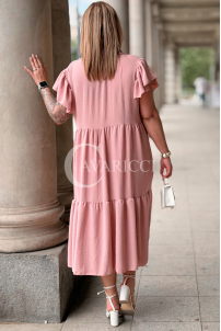 Kleid in Rosa – Große Größen | Cavaricci.de