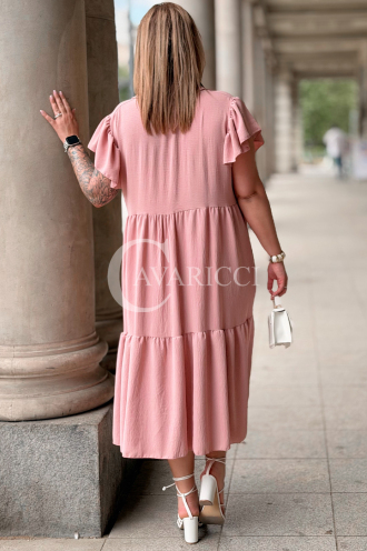 Kleid in Rosa – Große Größen | Cavaricci.de