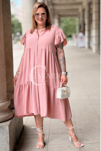 Kleid in Rosa – Große Größen | Cavaricci.de