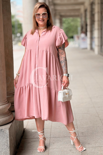 Kleid in Rosa – Große Größen | Cavaricci.de