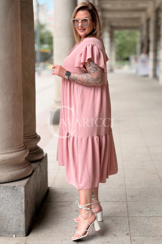 Kleid in Rosa – Große Größen | Cavaricci.de