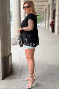 Bluse in Schwarz – Große Größen | Cavaricci.de