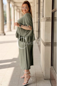 Jumpsuit in Khaki – Große Größen | Cavaricci.de