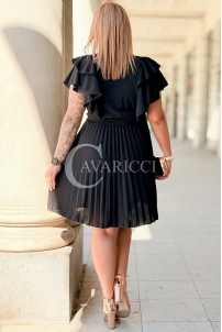 Kleid FOSCA Schwarz – Elegant & Bequem für jeden Anlass