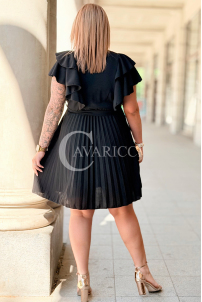 Kleid FOSCA Schwarz – Elegant & Bequem für jeden Anlass