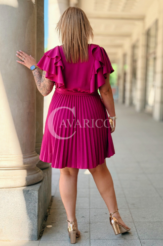 Kleid FOSCA Purpur – Elegantes Damenkleid für jeden Anlass