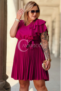 Kleid FOSCA Purpur – Elegantes Damenkleid für jeden Anlass
