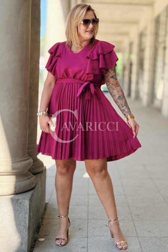 Kleid FOSCA Purpur – Elegantes Damenkleid für jeden Anlass