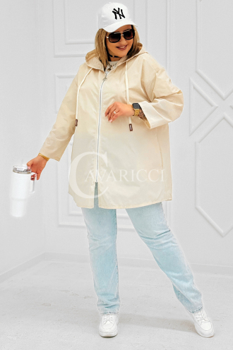 ALMA Kleid in Beige – Große Größen | Cavaricci.de