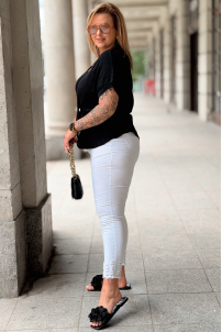 Bluse in Schwarz – Große Größen | Cavaricci.de