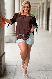 NIRVANA Bluse Plus Size – Leicht & Locker für den Sommer