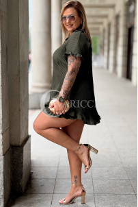MADDALENA Sommer-Set Khaki – Plus Size, kaschierend