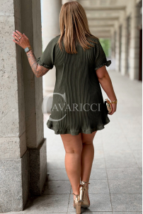MADDALENA Sommer-Set Khaki – Plus Size, kaschierend