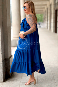 Maxikleid MARCELLA – Luftiges Sommerkleid in Kornblume