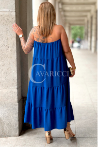 Maxikleid MARCELLA – Luftiges Sommerkleid in Kornblume