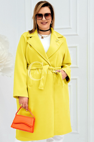 IRIS Kleid in Gelb – Große Größen | Cavaricci.de
