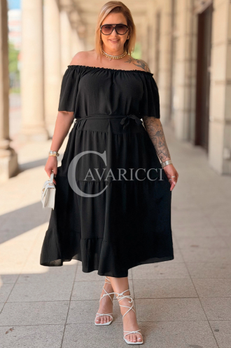 Kleid in Schwarz – Große Größen | Cavaricci.de