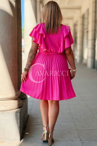Kleid FOSCA Fuchsia – Elegant & Komfortabel für jeden Anlass