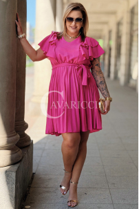 Kleid FOSCA Fuchsia – Elegant & Komfortabel für jeden Anlass