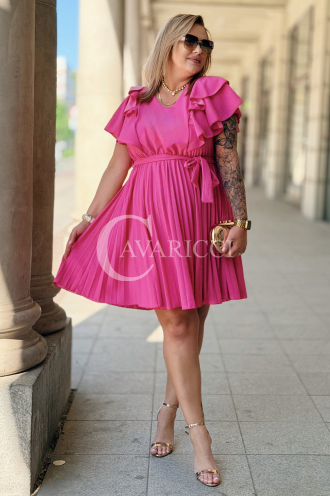 Kleid FOSCA Fuchsia – Elegant & Komfortabel für jeden Anlass