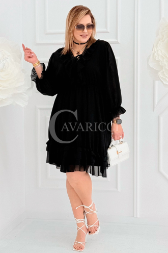 KAJA Kleid in Schwarz – Große Größen | Cavaricci.de