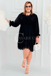 KAJA Kleid in Schwarz – Große Größen | Cavaricci.de