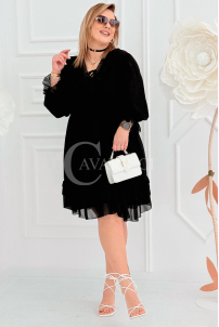 KAJA Kleid in Schwarz – Große Größen | Cavaricci.de