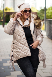 Mütze in Beige – Große Größen | Cavaricci.de