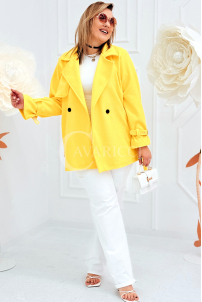 HERMESSITA Kleid in Gelb – Große Größen | Cavaricci.de