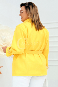 HERMESSITA Kleid in Gelb – Große Größen | Cavaricci.de