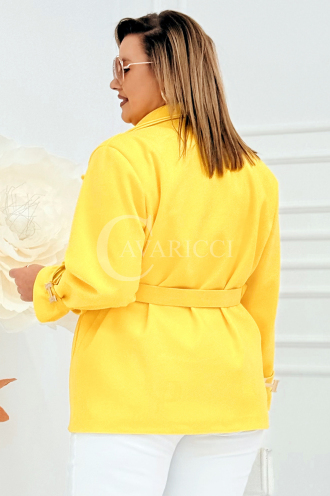 HERMESSITA Kleid in Gelb – Große Größen | Cavaricci.de