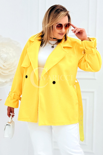 HERMESSITA Kleid in Gelb – Große Größen | Cavaricci.de