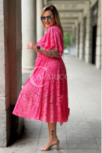 WENECJA Spitzenkleid Rosa – Elegant für die Hochzeit