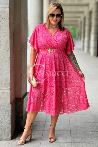 WENECJA Spitzenkleid Rosa – Elegant für die Hochzeit