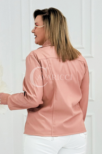 ROMINA Kleid in Lachs – Große Größen | Cavaricci.de