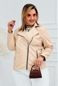 ROMINA Kleid in Beige – Große Größen | Cavaricci.de