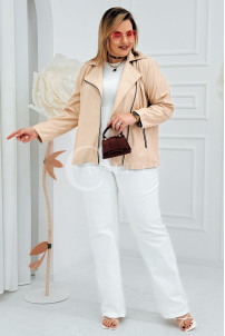 ROMINA Kleid in Beige – Große Größen | Cavaricci.de