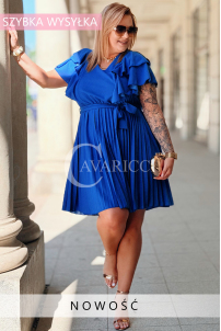 Kleid FOSCA Kornblumenblau – Elegante Eleganz für jeden Anlass