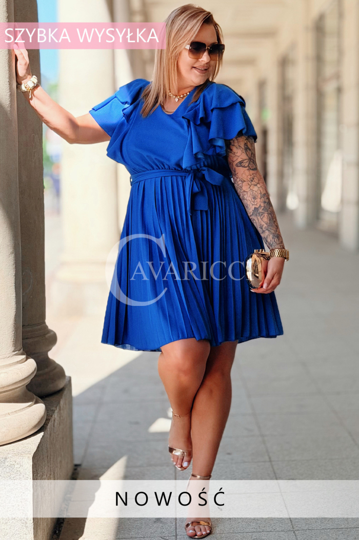 Kleid FOSCA Kornblumenblau – Elegante Eleganz für jeden Anlass